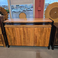 URBAN- sideboard with 3 doors, 1 open shelf