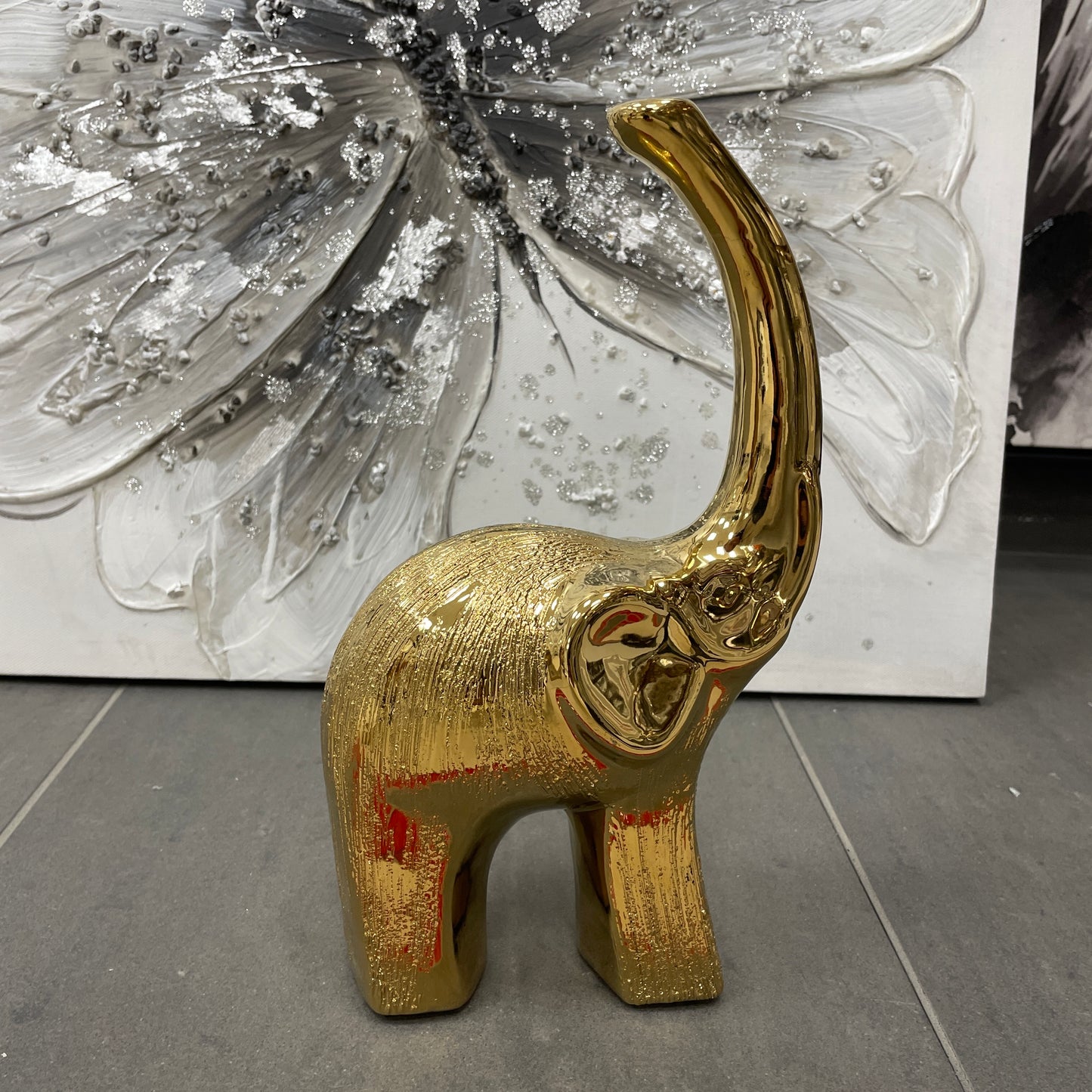 Decorative Gold Elephants