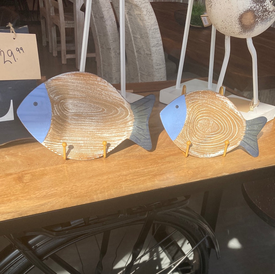 nautical wooden fish wall decor