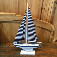 Load image into Gallery viewer, Decorative Sailboat with Stripes
