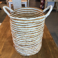 Water hyacinth Basket with handles