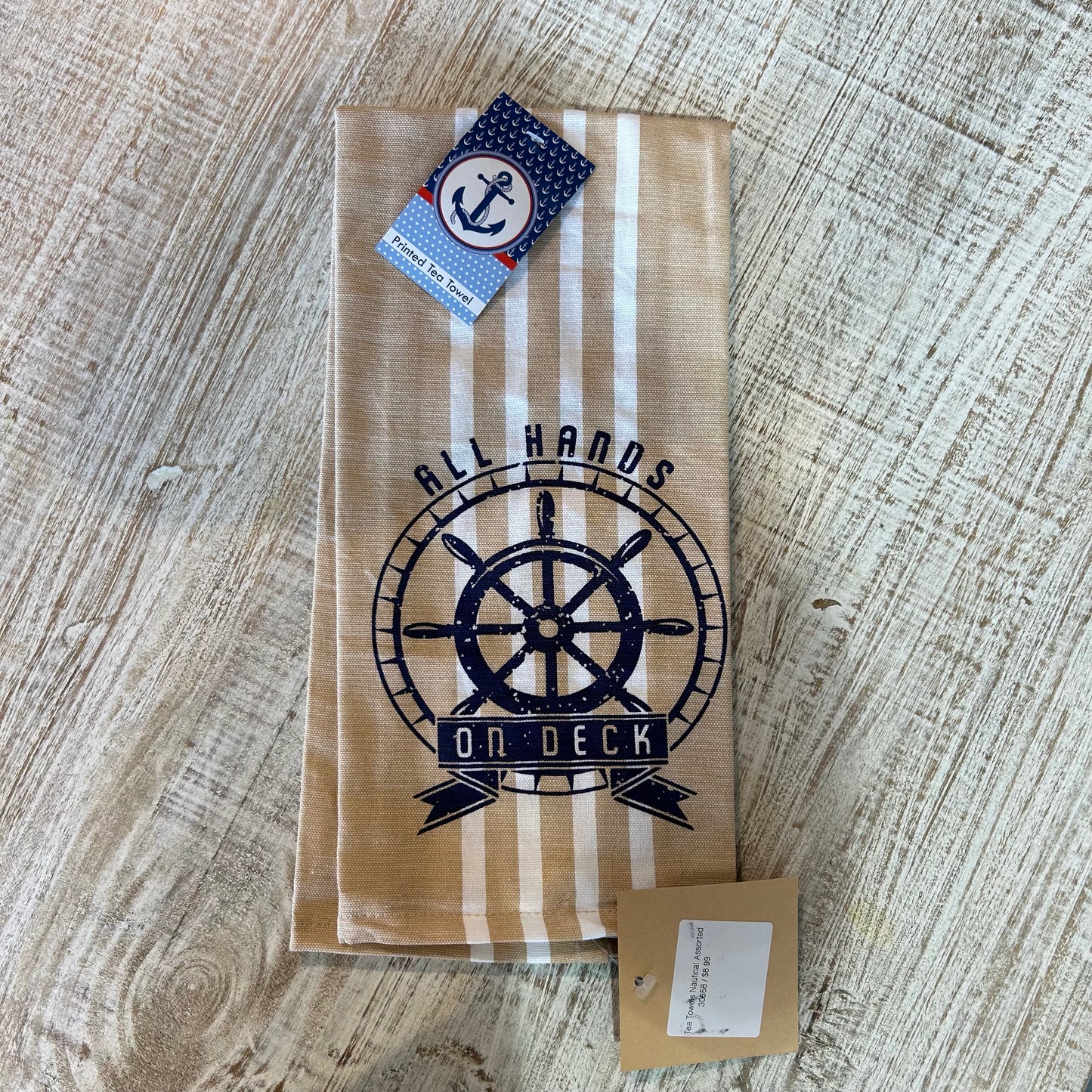 Tea Towels Nautical Assorted