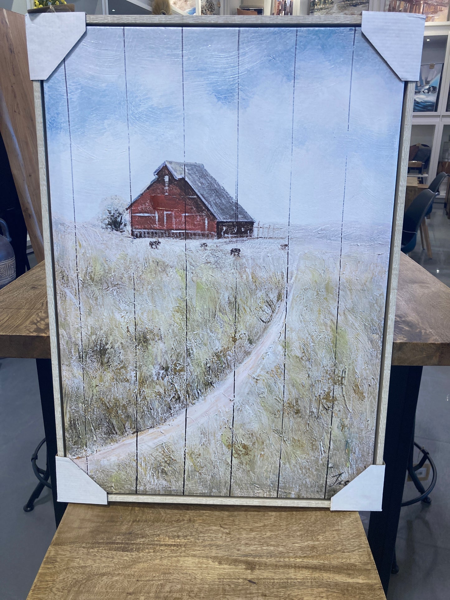 Path to the Farm - Oil Painting on Wood