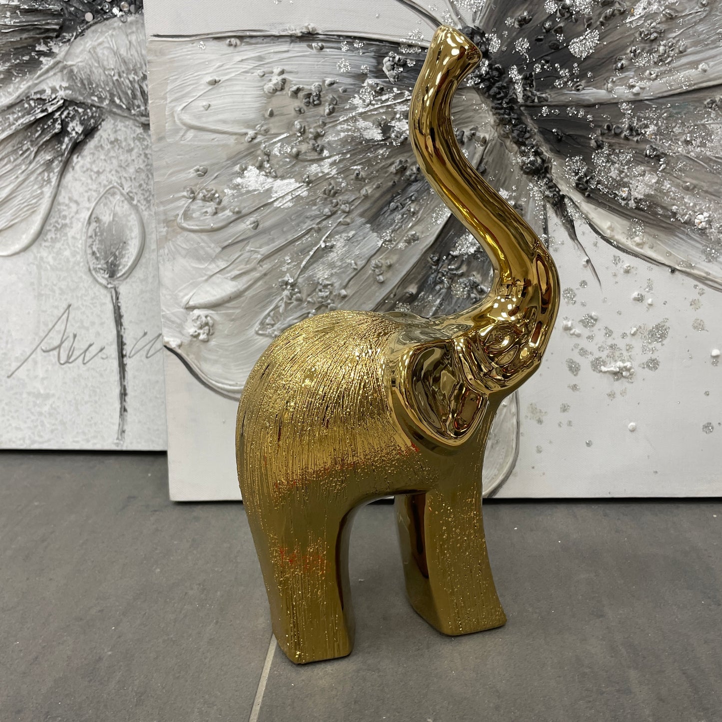 Decorative Gold Elephants