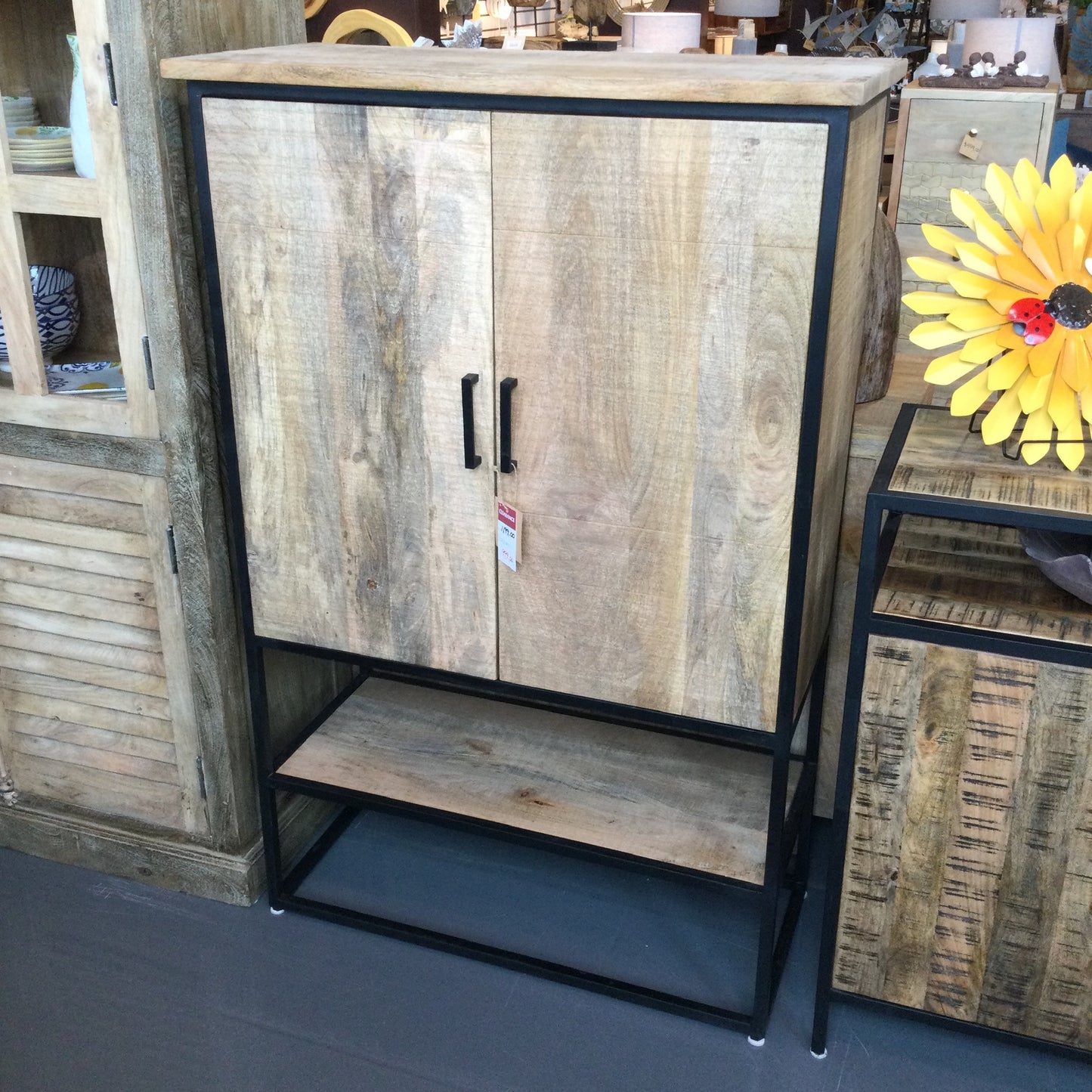 Ziggy Mango Wood Storage Cabinet