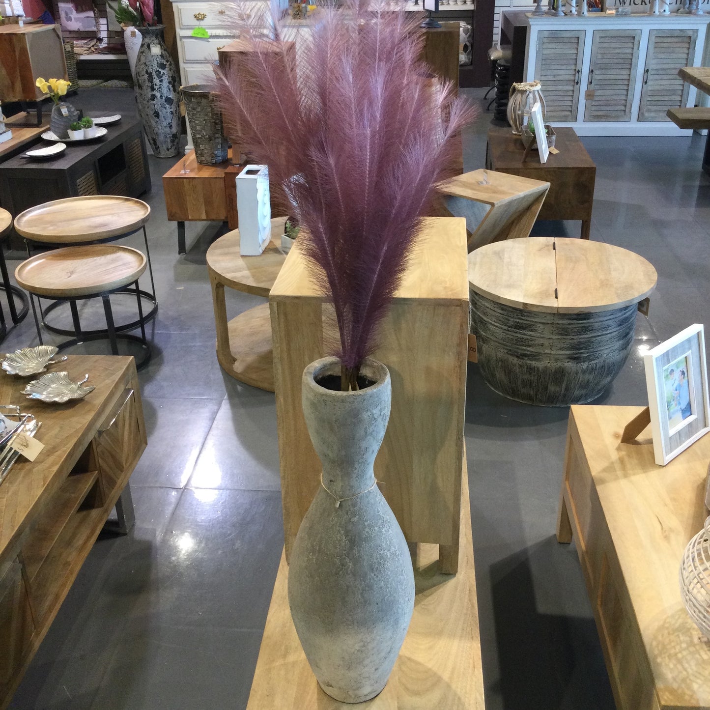 Purple - Desert Feather Pampas Stem