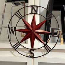 Load image into Gallery viewer, Star Navigation Metal wall Art Compass
