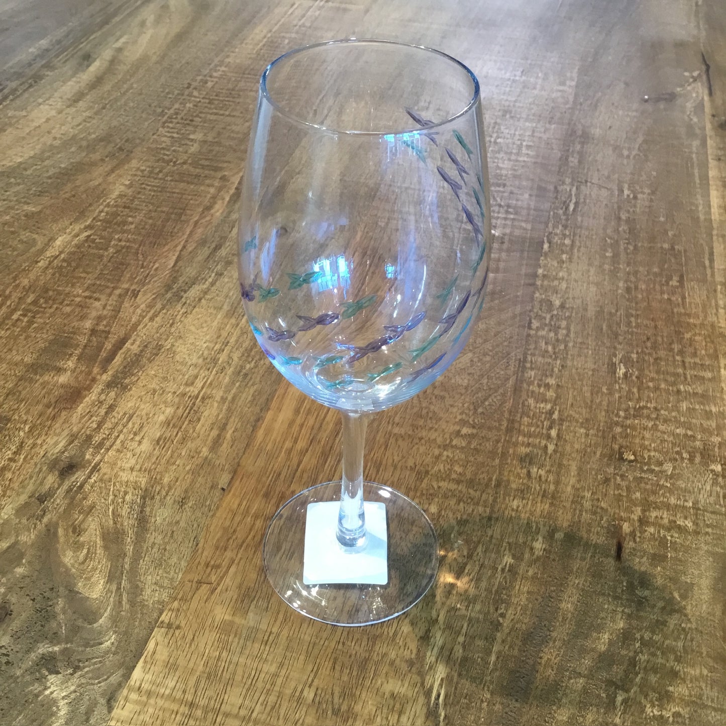 Cut Fish Wine Glass