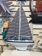 Load image into Gallery viewer, Decorative Sailboat with Stripes
