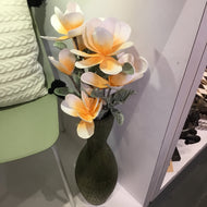 Yellow Magnolia artificial Flower Stem