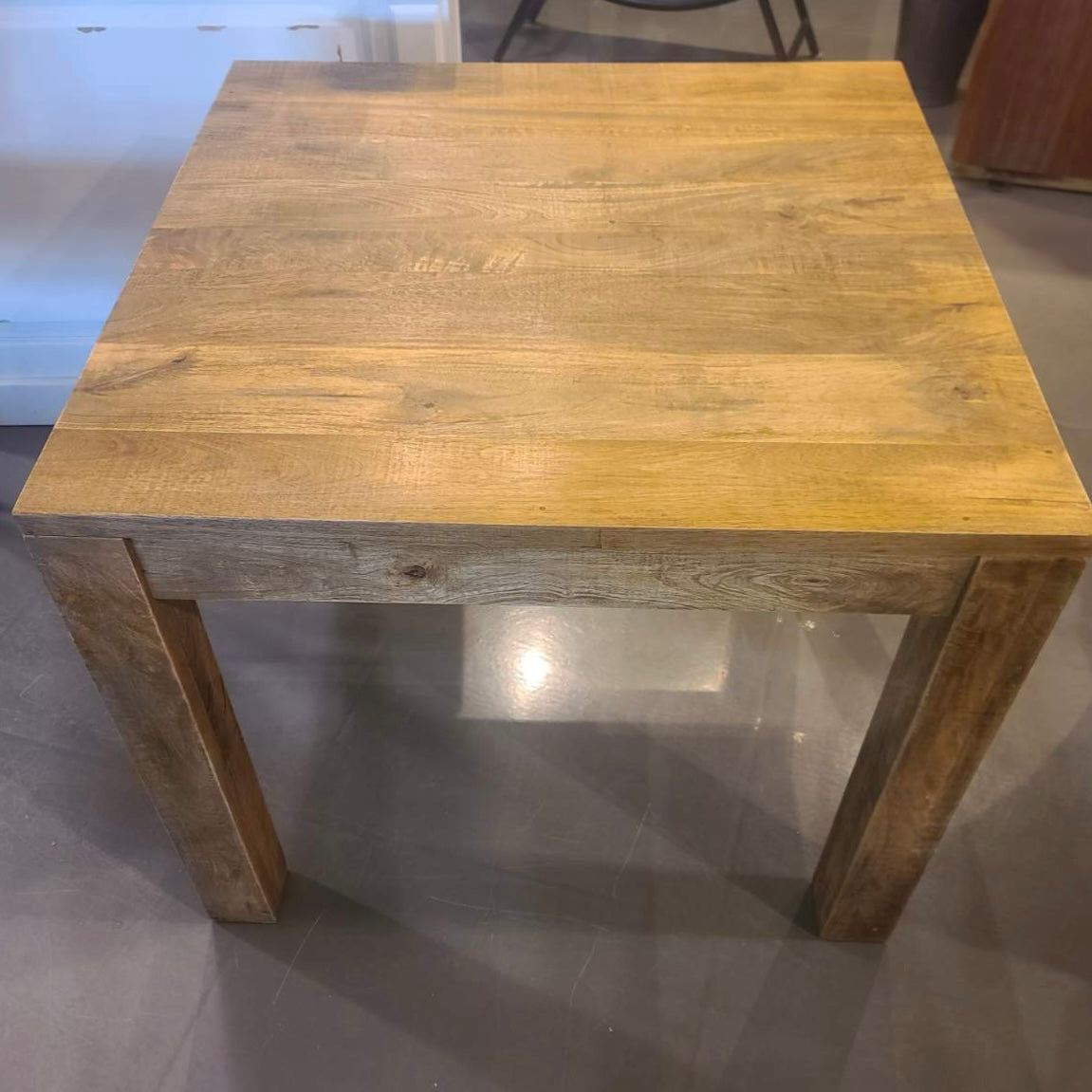 35 inch square pub style dining table