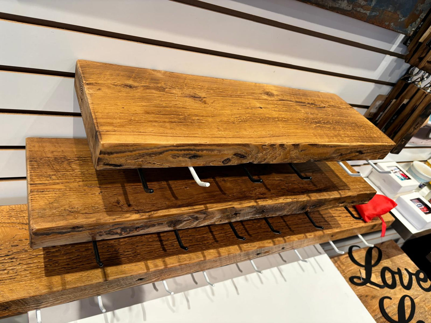 Reclaimed Barn Wood Shelf - Made in Canada