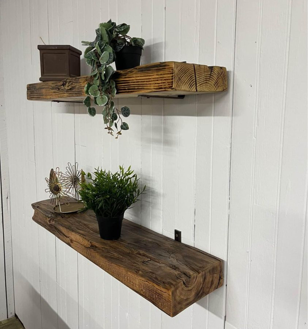 Reclaimed Barn Wood Shelf - Made in Canada