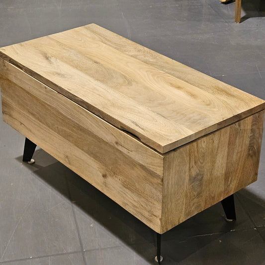 Mango Wood Storage Blanket Box Trunk