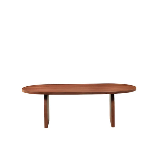 ELLIPSE - Mango Wood Coffee Table - wicker emporium