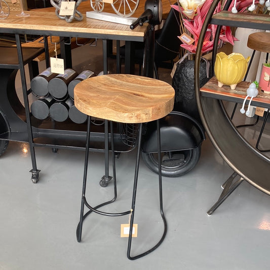 Toby Saddle Seat Bar Stool