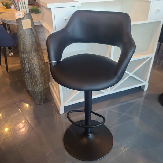 Black Contemporary Swivel Bar Stool PROMO