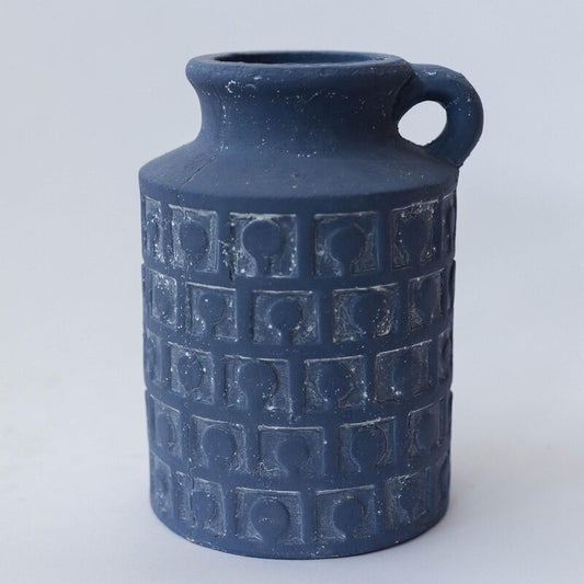 Cement Vase With Handle