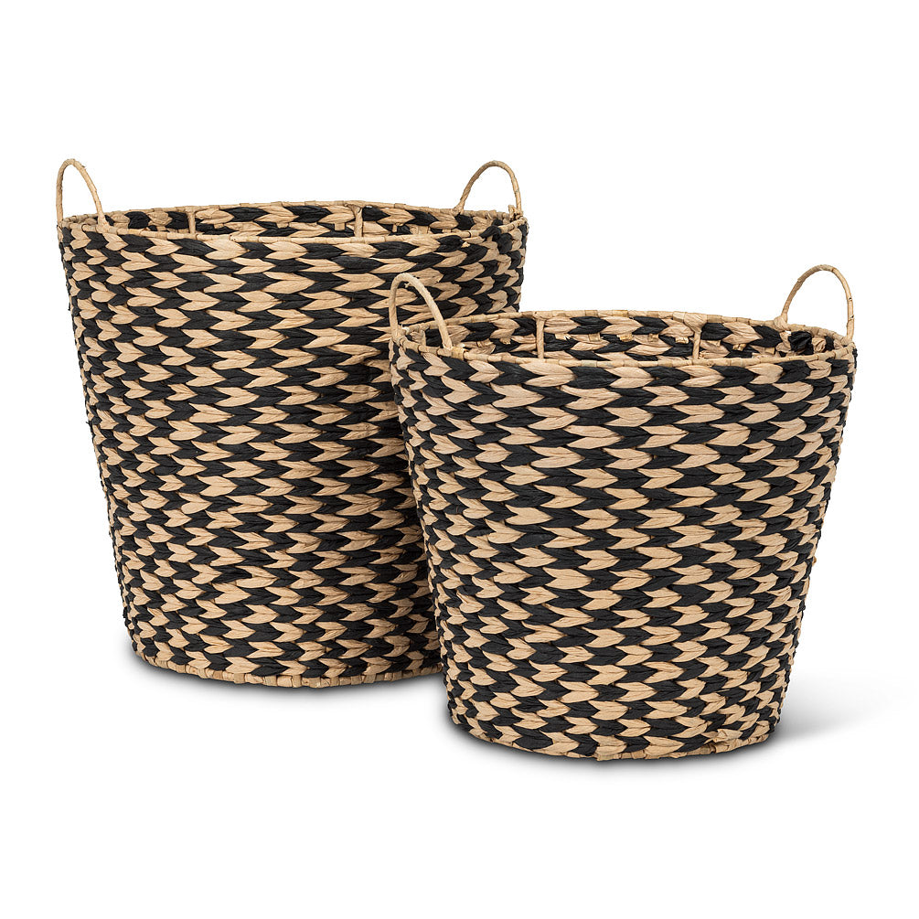 Tall Taper Wicker Baskets