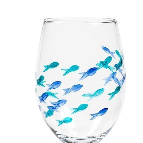 Cut Fish Goblet ( Set of 4)