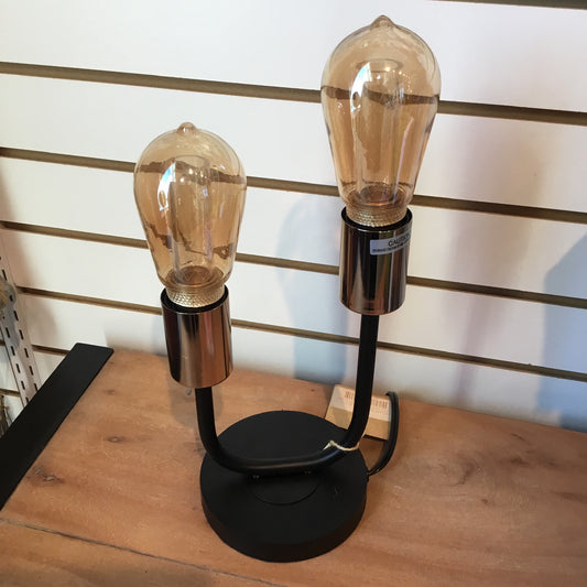 Double Bulb Lamp-9.5"H