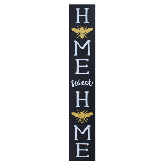 Navy Blue Vertical "Home Sweet Home"