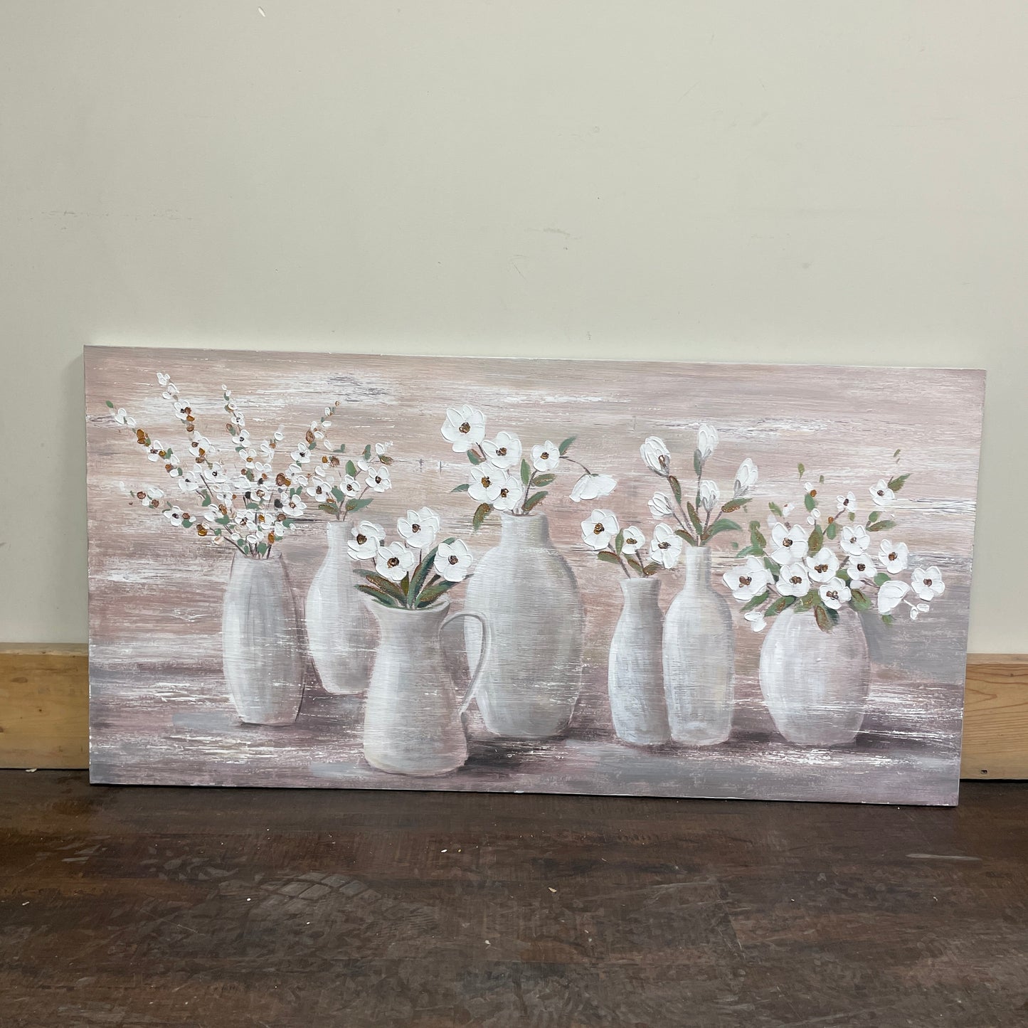 Pink and white flowers Painting