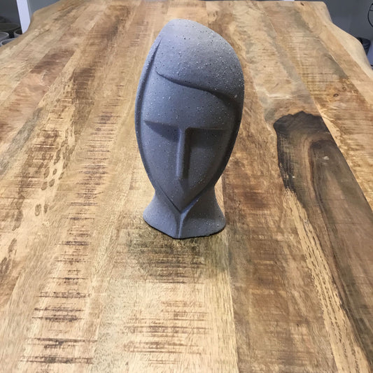 Contemporary Grey face cement planter