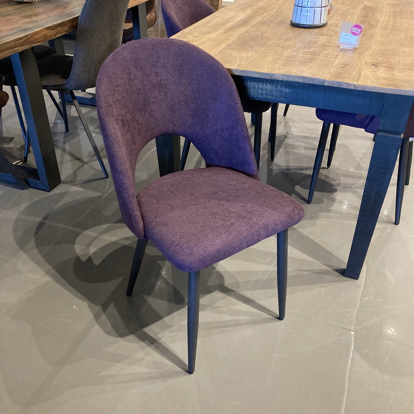 Plum Fabric Dining chair