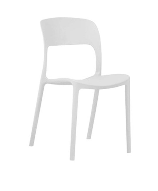 White Resin Chair