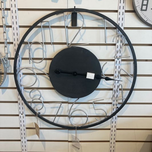 Open Faced Modern Clock