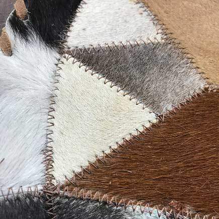 Cowhide 16 16 point placemat