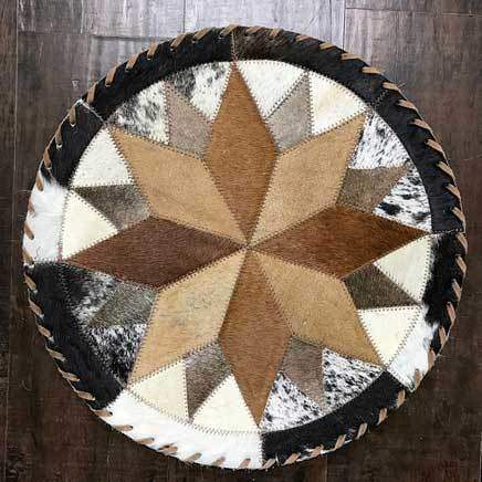 Cowhide 16 16 point placemat