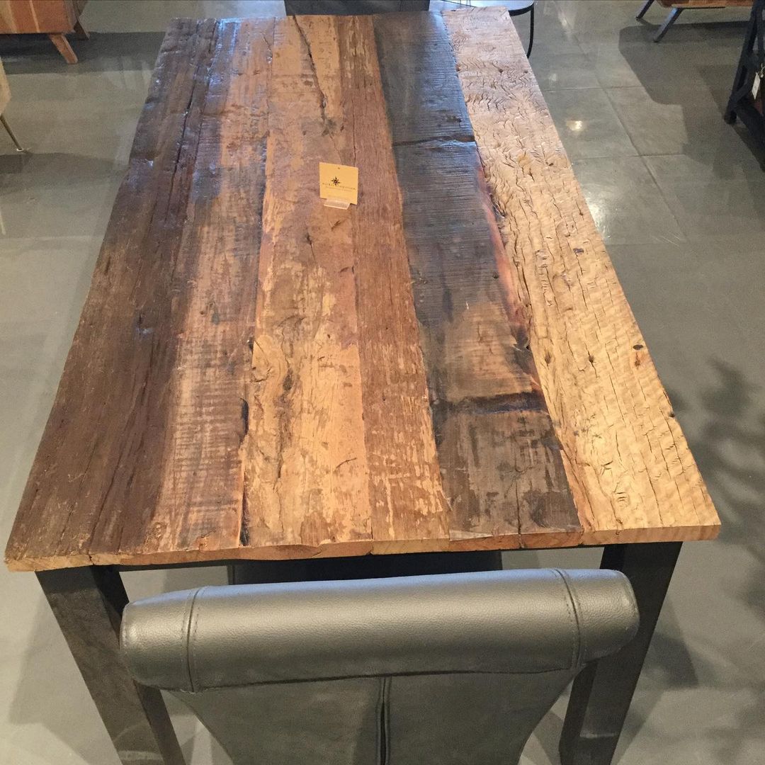 95 inch Russet Reclaimed wood Dining Table